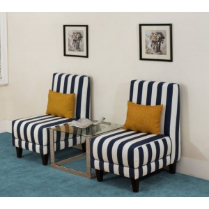 Eko Anteroom Pair of Accent Chairs (Upholstery only) Available on Pre order and Other Fabric Options