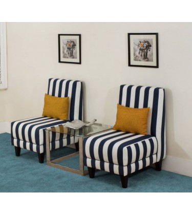 Eko Anteroom Pair of Accent Chairs (Upholstery only) Available on Pre order and Other Fabric Options