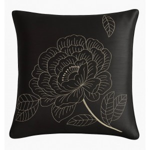 Zilly Cushion Black and Silver Cover Only