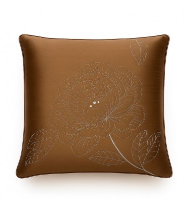 Zilly Cushion Chocolate and Silver Cover Only