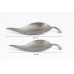 Nickel Decorative Leaf Dish 44cm