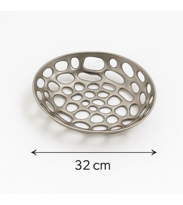Oval Holes Platter 32cm