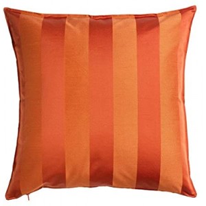 Henrika Striped 20" x 20" Cushion Cover, Orange