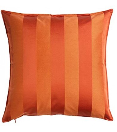 Henrika Striped 20" x 20" Cushion Cover, Orange