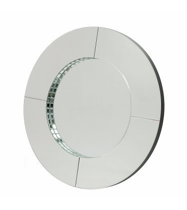 Round Glass Decorative Mirror 80cm