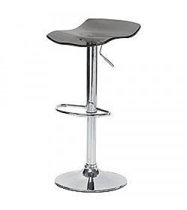 Acrylic Bar Stool Charcoal