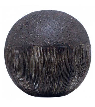 Textured Copper Decor Ball Bronze 10cm