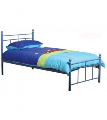 Boys Blue Single (3ft) Metal Bed