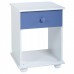 Boys Solid Pine Bedroom Set Blue and White