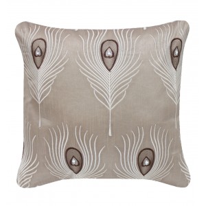 Peacock Cushion Mocha