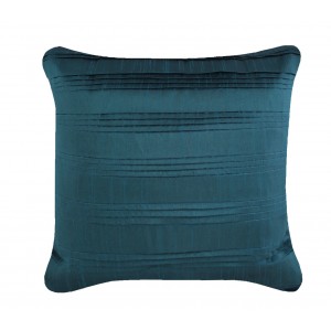 Pleated Taffeta Cushion Teal