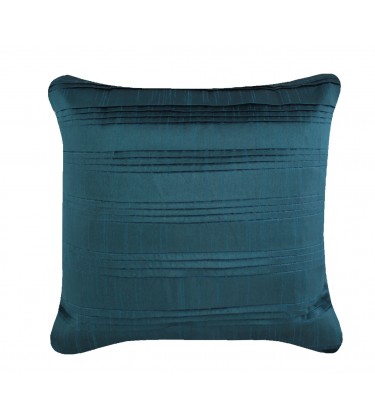 Pleated Taffeta Cushion Teal