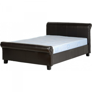 Brook Faux Leather Bed Frame 5ft by 6ft