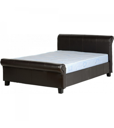 Brook Faux Leather Bed Frame 5ft by 6ft
