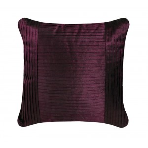 Purple Pleat Fold Cushion