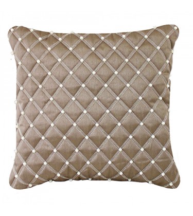 Small Pearl Cushion Mocha