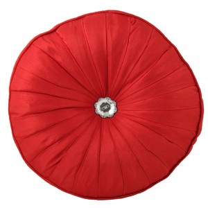 Round Cushion Red