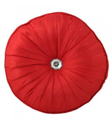 Round Cushion Red