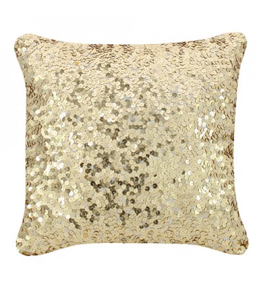 Small Sparkle Sequins Cushion Gold