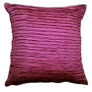 Viva Crinkle Cushion Fuchsia Cover Only