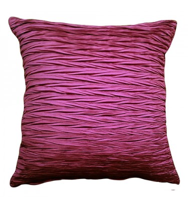 Viva Crinkle Cushion Fuchsia Cover Only