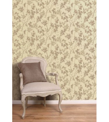 Vine Motif Neutral Wallpaper 5sqm