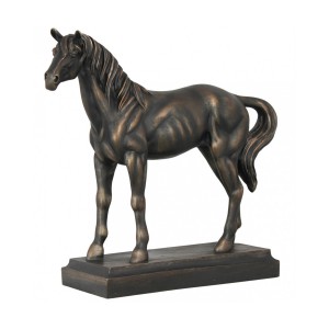 Horse on Plinth Sculpture Bronze