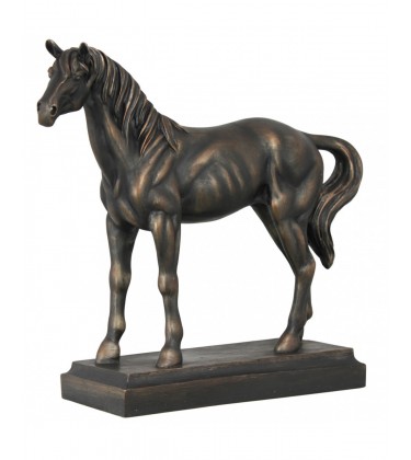 Horse on Plinth Sculpture Bronze