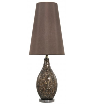 Large Mosaic Tena Table Lamp Brown and Bronze