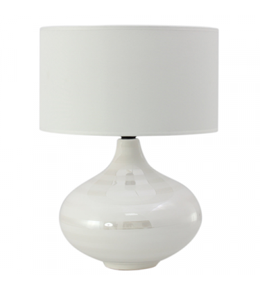 Big Ceramic Table Lamp White