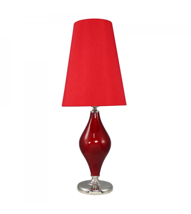 Hot Red Tenna Lamp