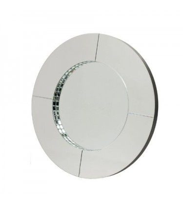 Round Glass Decorative Mirror 80cm