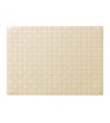 Pack of 6 Woven Table-mat Cream
