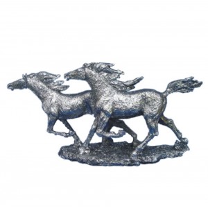 Set of 2 Galloping Horses
