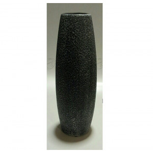 Black and Grey Textured Bullet Vase 30cm