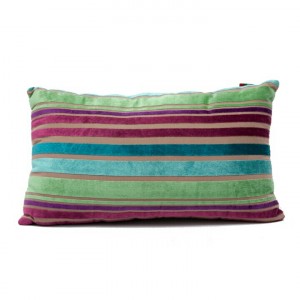 Stripe Cushion Cover Teal Cover Only