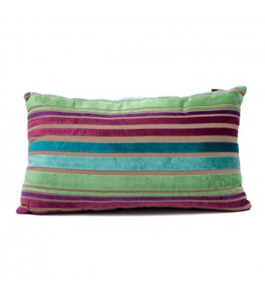 Stripe Cushion Cover Teal Cover Only
