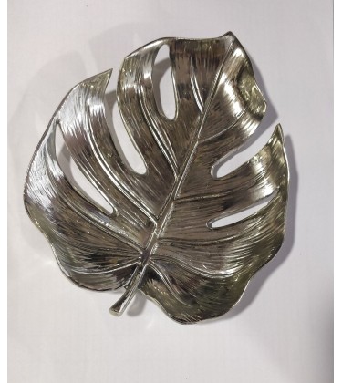 Silver Decorative Leaf Dish 18cm