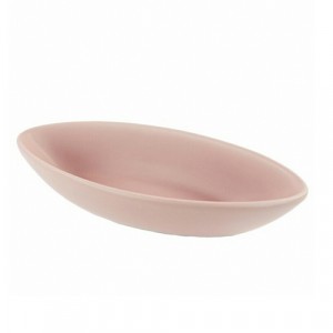 Mink Boat Shape Ceramic Décor Bowl