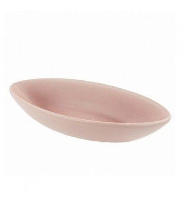 Mink Boat Shape Ceramic Décor Bowl