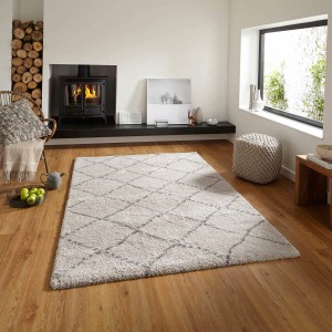 Royal Madic Cream and Grey Rug