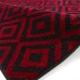 Trixx Geometry Black and Red Rug