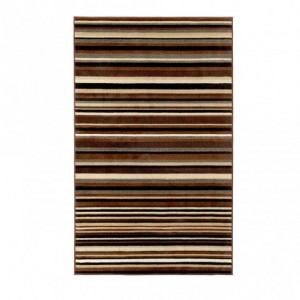 Mond Stripe Rug Brown