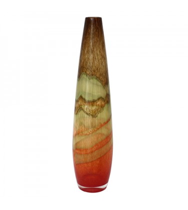 Forest Glass Tall Vase 
