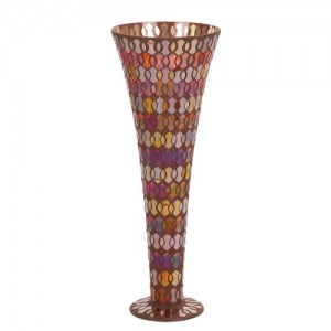 Multicolor Mosaic Glass Vase 50cm