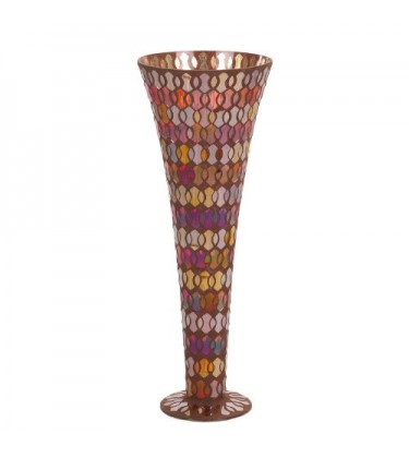 Multicolor Mosaic Glass Vase 50cm