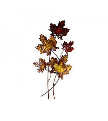 Dry Leaf Metal Wall Art