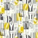 ABC Black and Yellow Wallpaper 5sqm