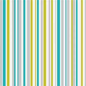 Super Stripe Teal and Green Wallpaper 5sqm