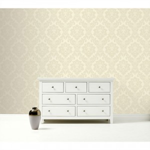 Vinci Damask Cream Wallpaper 5sqm